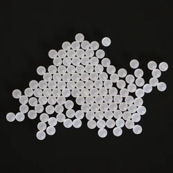 Bolas plásticas sólidas para válvulas de esfera e rolamentos, polipropileno PP esfera, 4mm, 100pcs