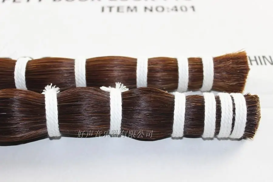 500 grams Mongolia natural brown horse tail hair violin cello bow hair 81-84 cm