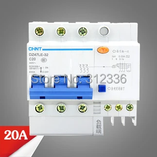 dois anos de garantia nxble32 c20 p 20a polos elcb rcd interruptor de vazamento de terra corrente residual 01