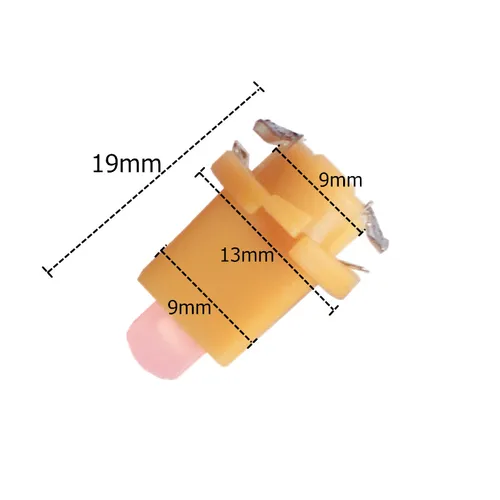 Imagen 2 del producto 10 Uds. Luz verde para salpicadero de coche, Mercedes Benz, BMW, Opel, Volvo, 12V 24V, 1,2 W, tomas de corriente blancas, indicador de luz de conducción