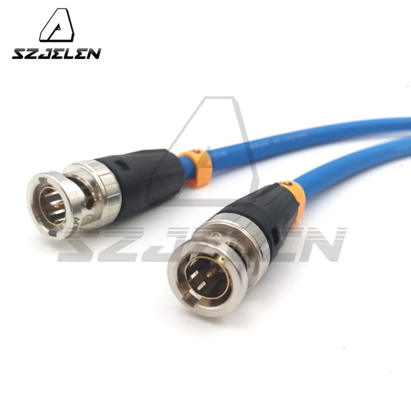 Cabo Coaxial Canare Lv61s 75 Ohm Cabo Neutrik Bnc para Bnc Cabo Coaxial de Vídeo Sdi 75ohm hd Comprimento 3m
