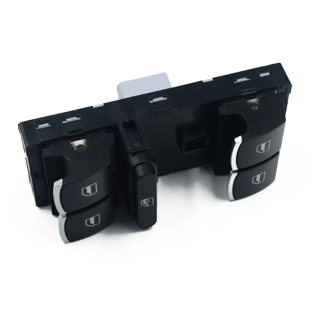 Botón de interruptor de ventanilla eléctrica para SKODA Fabia Octavia Super B Yeti Roomster, 2004, 2005, 2006, 2007 -2018, 1Z0959858B, 1Z0, 959, 858B