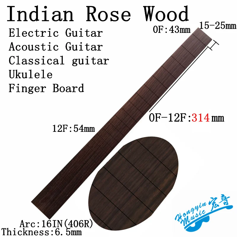 A Grade Indian Rosewood Electric Acoustic Classical Guitar Finger Board 650 648 Chord Length Making guitar material accessories