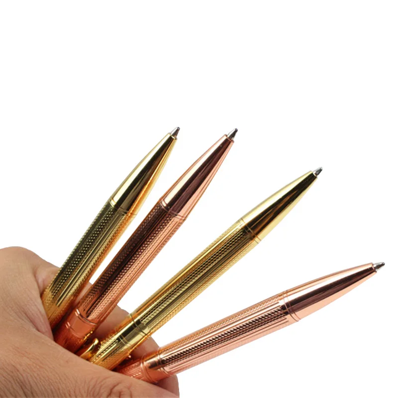 Baikingift High quality Luxury Heavy Rose gold Ballpoint Pens Cross line Business office Medium  New Student office stationery