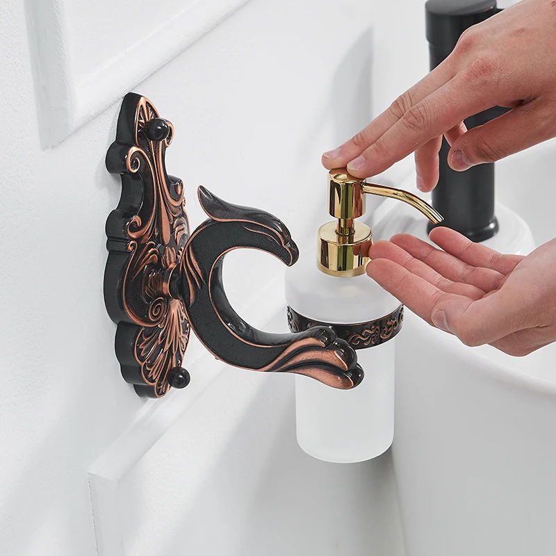 Imagem -05 - Escovado Copo de Banho e Titulares Copo Europa Suporte de Escova do Toalete Barra de Toalha Suportes de Papel Gancho de Pano Conjuntos de Hardware de Banho Wf88800 Preto