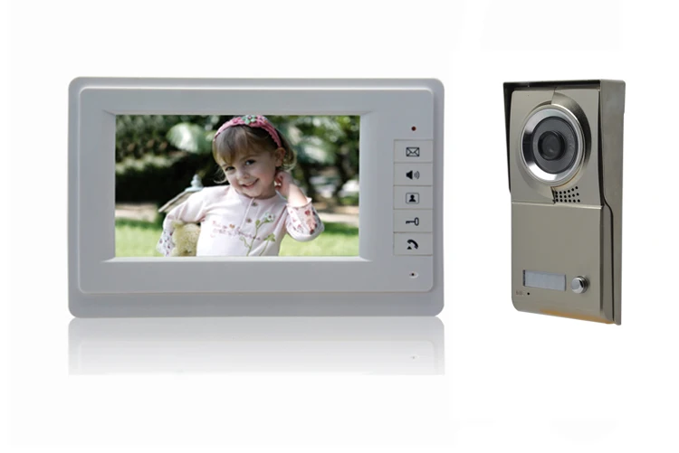 

7 inch TFT Monitor 600TVL Door Camera Two Way Intercom Video Door Phone