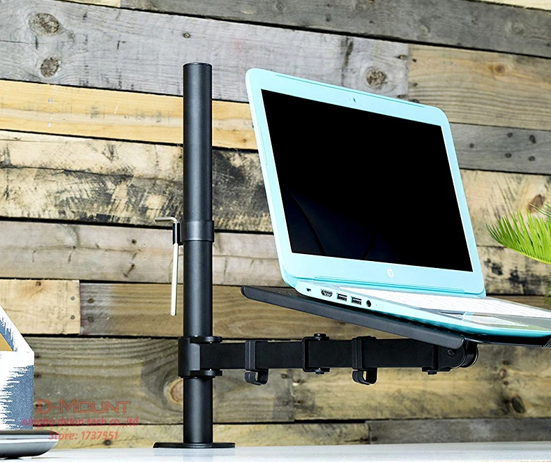 DL-M051LP 400มม.ความสูงปรับแล็ปท็อปผู้ถือขาตั้ง Universal หมุนแล็ปท็อปถาด Monitor ขาตั้ง12-17นิ้ว noteboo