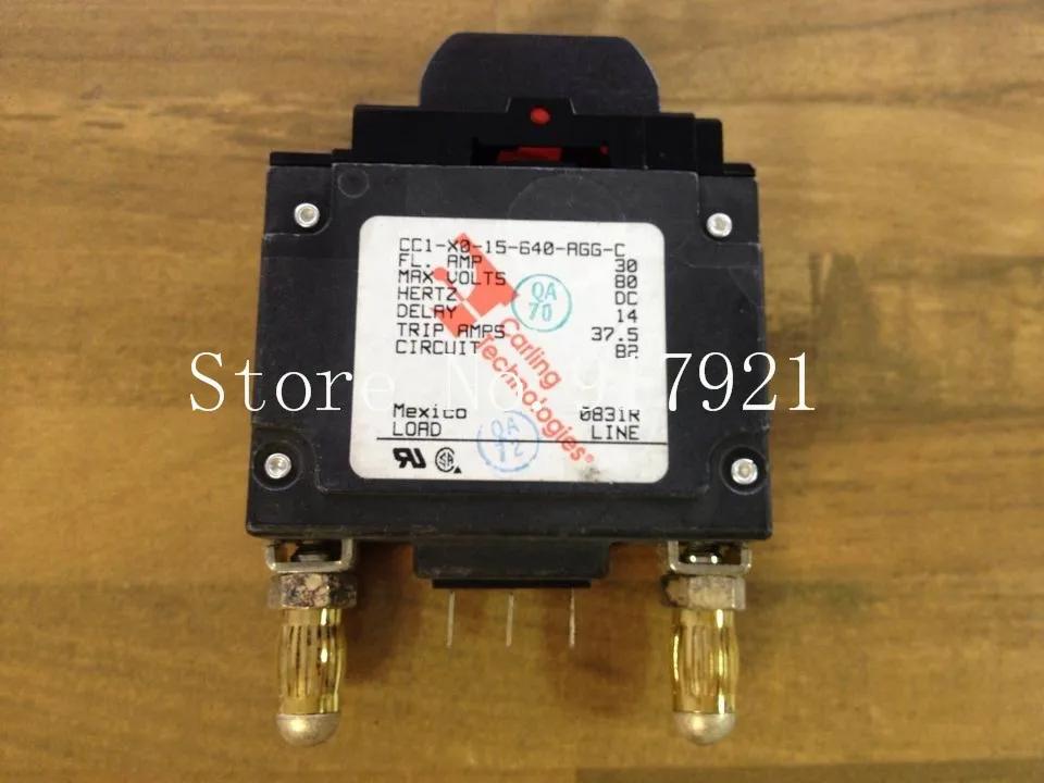 [ZOB] The United States Carling Jia Ling CC1-X0-15-640-AGG-C circuit breaker 1P30A DC80V original equipment  --10PCS/LOT