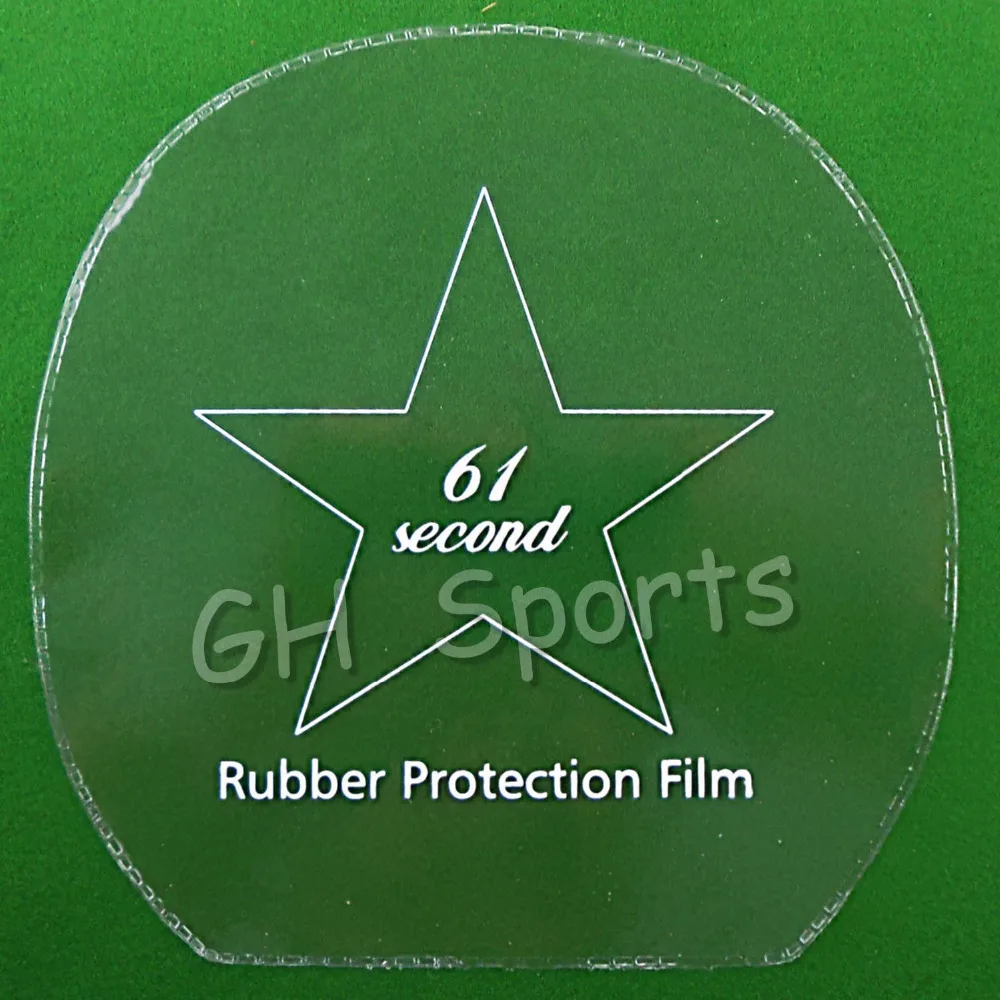 

4x 61second Table Tennis Rubber Protection Film for Ping Pong Racket