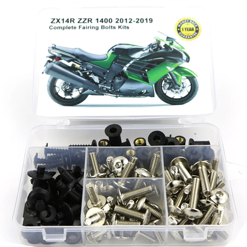 Fit For Kawasaki ZX14R ZZR1400 2012-2024 Motorcycle Complete Full Fit For Kawasaki ZX14R ZZR1400 2012-2024 Motorcycle Complete Full