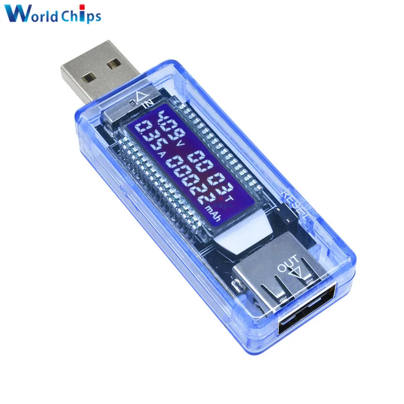 Digital Dispay 3.5-7V USB Tester Current Voltage Charger Capacity Doctor Quick Charge Power Bank Meter Voltmeter