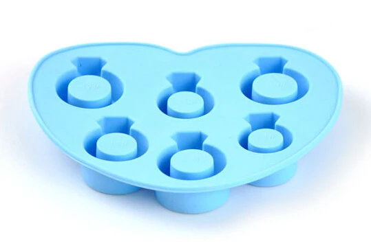 Fashion Hot Ice Tray Diamond Love Ring Ice Cube Style Freeze Ice Mold Ice Maker Mould