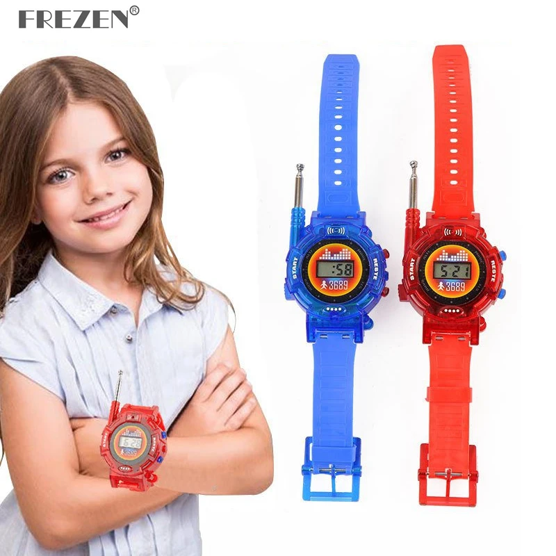 

1 Pair Watches Walkie Talkie Children Watch Radio Outdoor Interphone Toy Puzzle Games