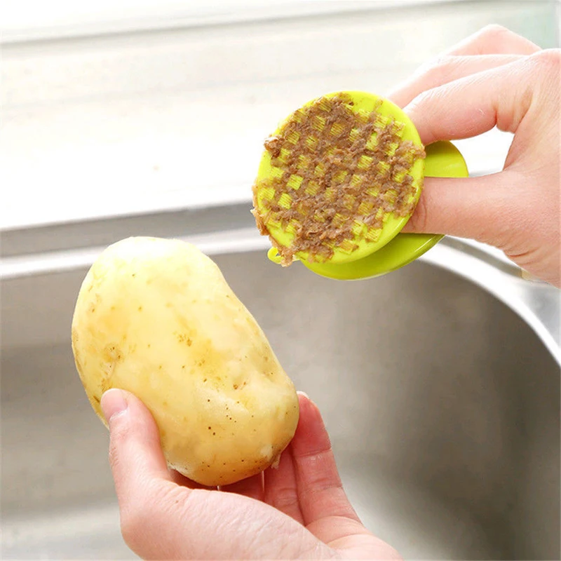 JX-LCLYL New Multi-function Vegetable Brush Potato Easy Cleaning Tools Kitchen Gadgets PP