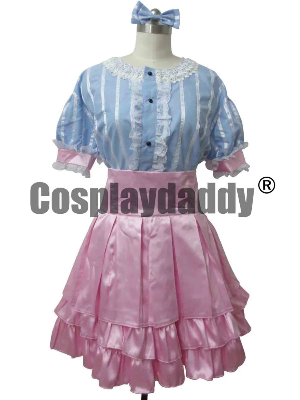 

SUPERSONICO Sonico Cosplay Costume Blue &pink color