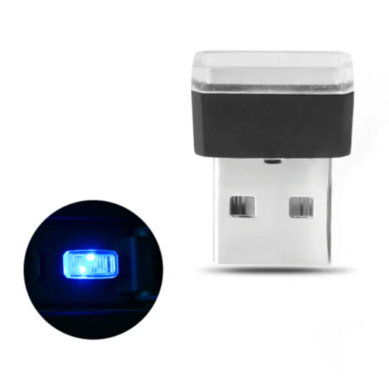 1pcs Car-Styling USB Atmosphere LED Light Car Accessories For Saturn Astra Aura Ion Outlook Vue For Hummer H1 H2 H3 H3T H5 H6