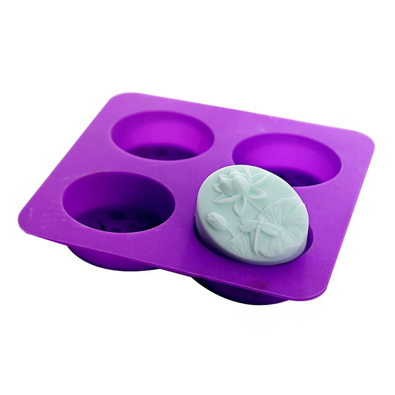 

1 Pc DIY 3D Lotus-shaped Handmade Soap Silicone Mold Chocolate Candy Cake Decoration Tools Kitchen Baking Cakes