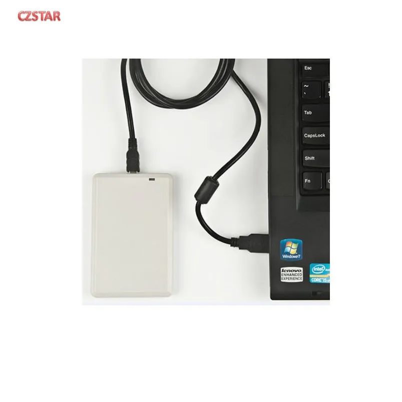 No Driver USB rfid uhf reader and writer 860Mhz~960Mhz with led light for Security Protection Access Control card systems