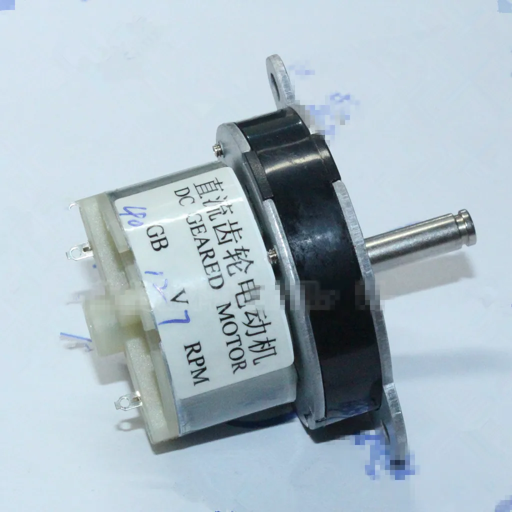 1Pc 40GB-500TB Binaural High Torque DC Gear Motors 6V 100RPM 12V 3RPM 7RPM 30RPM 50RPM 75RPM 130RPM 200RPM