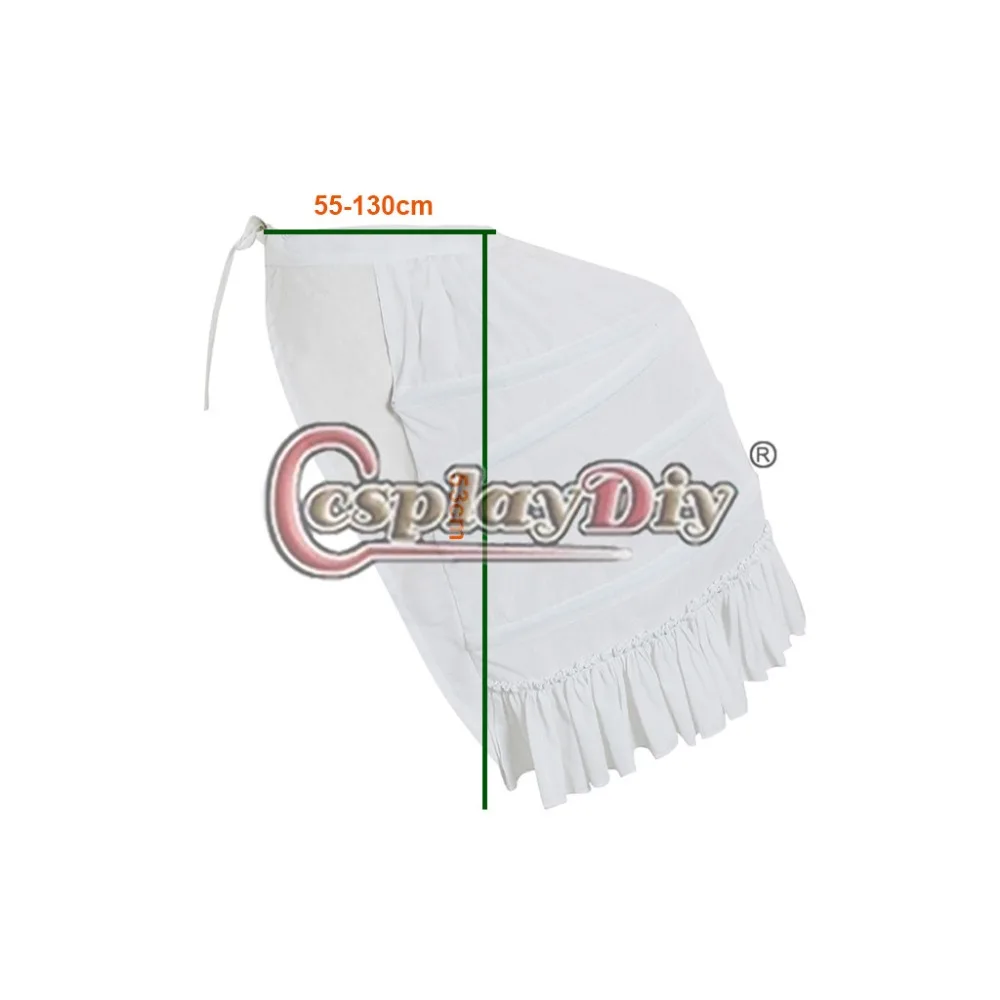 Cosplaydiy 3 Hoops Victorian Petticoat Crinoline Underskirt Women Frame Pannier Bustle Petticoat L320