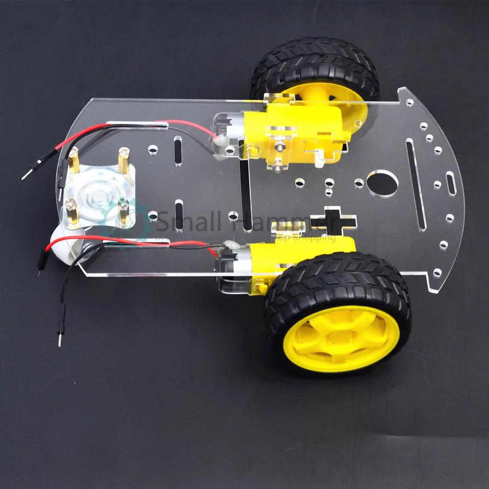 Smart robot tank Chassi 2WD DIY robot  car for Maker