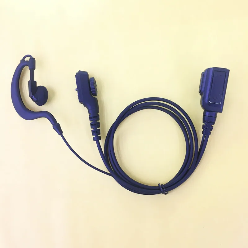 Collar Clamp big PTT Headphone for Hytera HYT PD700 PD700G PD702G PD705G PD752 PD780 PD782 PD785 PD785G PT580H etc walkie talkie