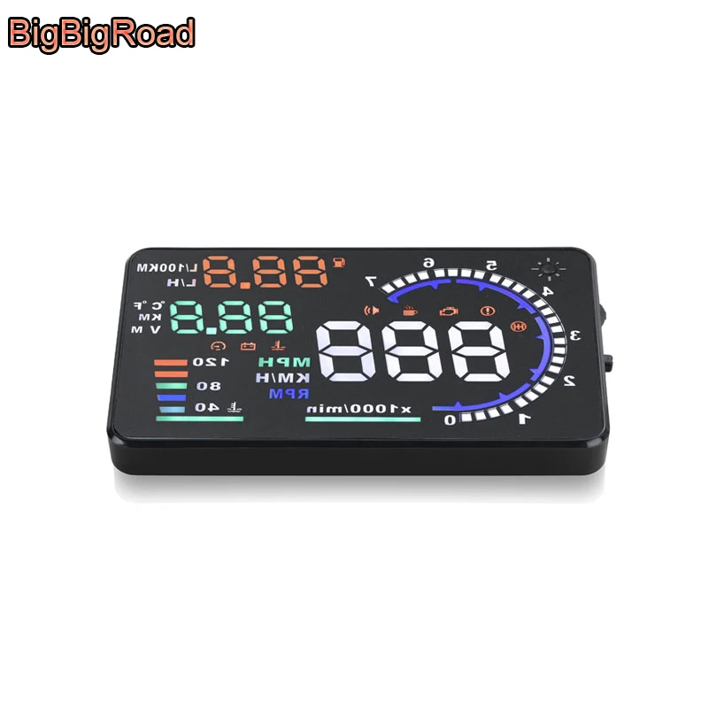 

Car Auto HUD OBD2 EUOBD Windscreen Projector Head Up Display For Audi A1 A3 A4 A5 A6 A7 C6 RS6 S6 S7 C7 Q3 Q5 Q7 A7L A6L Q2L