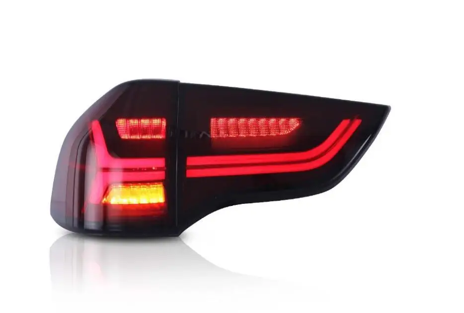 1set Car Styling for pajero taillights montero LED 2011~2014 car accessories pajero Lamp rear light DRL+Brake+Park+Signal light