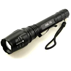 XML T6 LED flashlight 2000 lumen adjustable Portable Led torch Zoomable for 18650 rechargeable battery camping bike outdoor