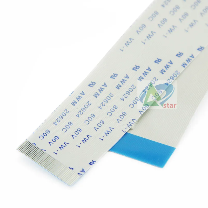 Cabo chato flexível ffc, linha de 0.5mm x 25cm, 250mm, passo 40 p, mm, tipo a 40 pinos ffc 40 p, fita macia, mesmo direção