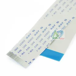 10pcs x 25cm 0.5mm Pitch 40P Flexible Flat Cable FFC Line 250mm Type A 40 Pin FFC 40P Ribbon soft Cable Line Wire Same Direction