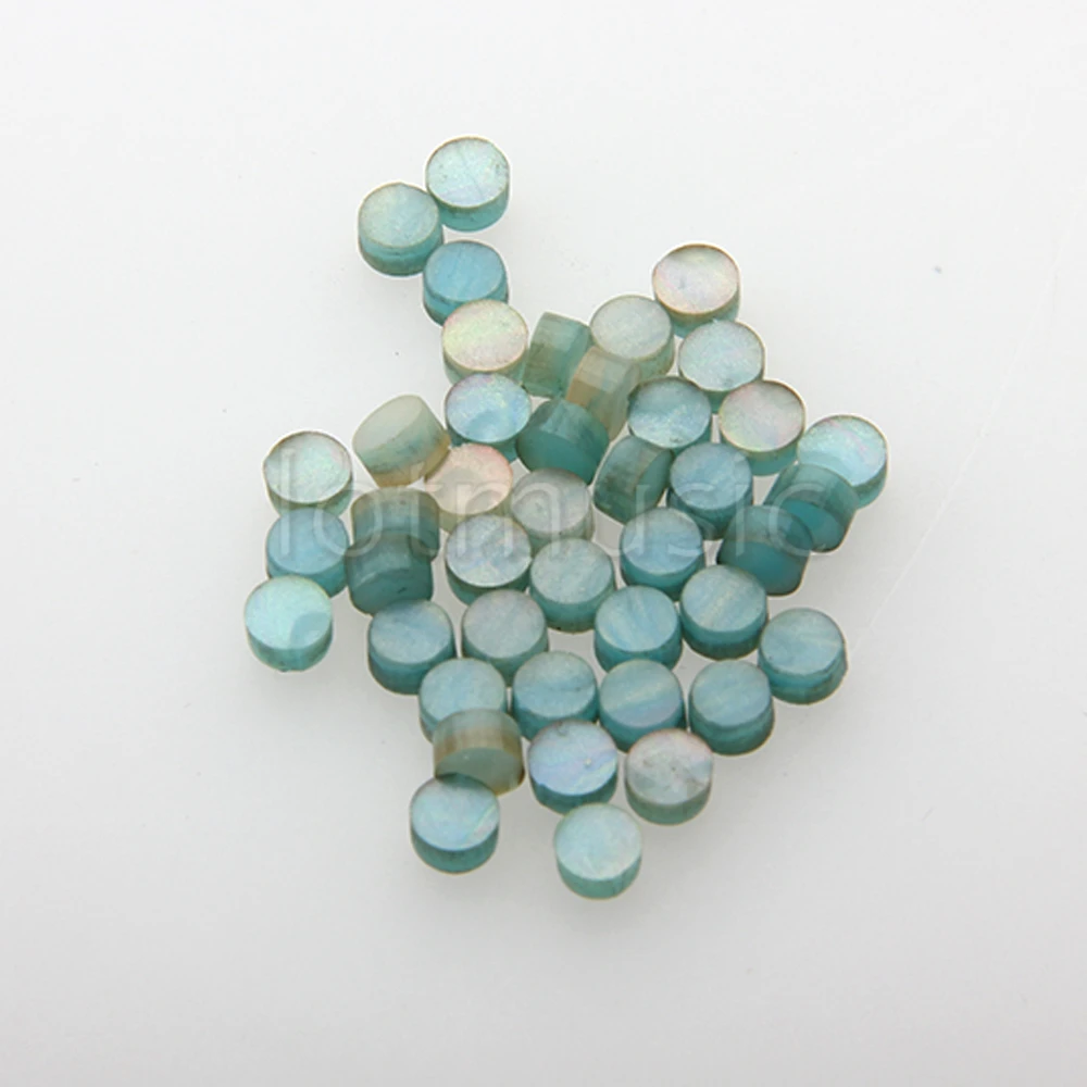 200pcs Green Dots Inlay For Guitar Fingerboard 5mm Like Abalone dots