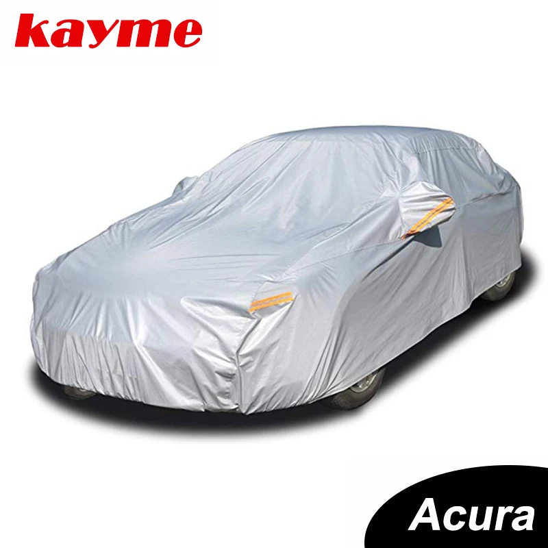 

Kayme aluminium Waterproof car covers super sun protection dust Rain car cover full universal auto suv protective for Acura