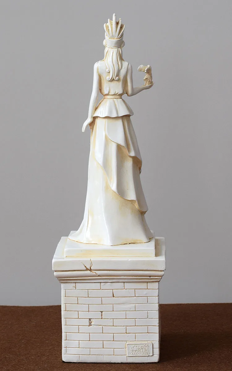 クリエイティブアテナ女神像頭画像場所装飾研究手工芸品卓上壁画装飾