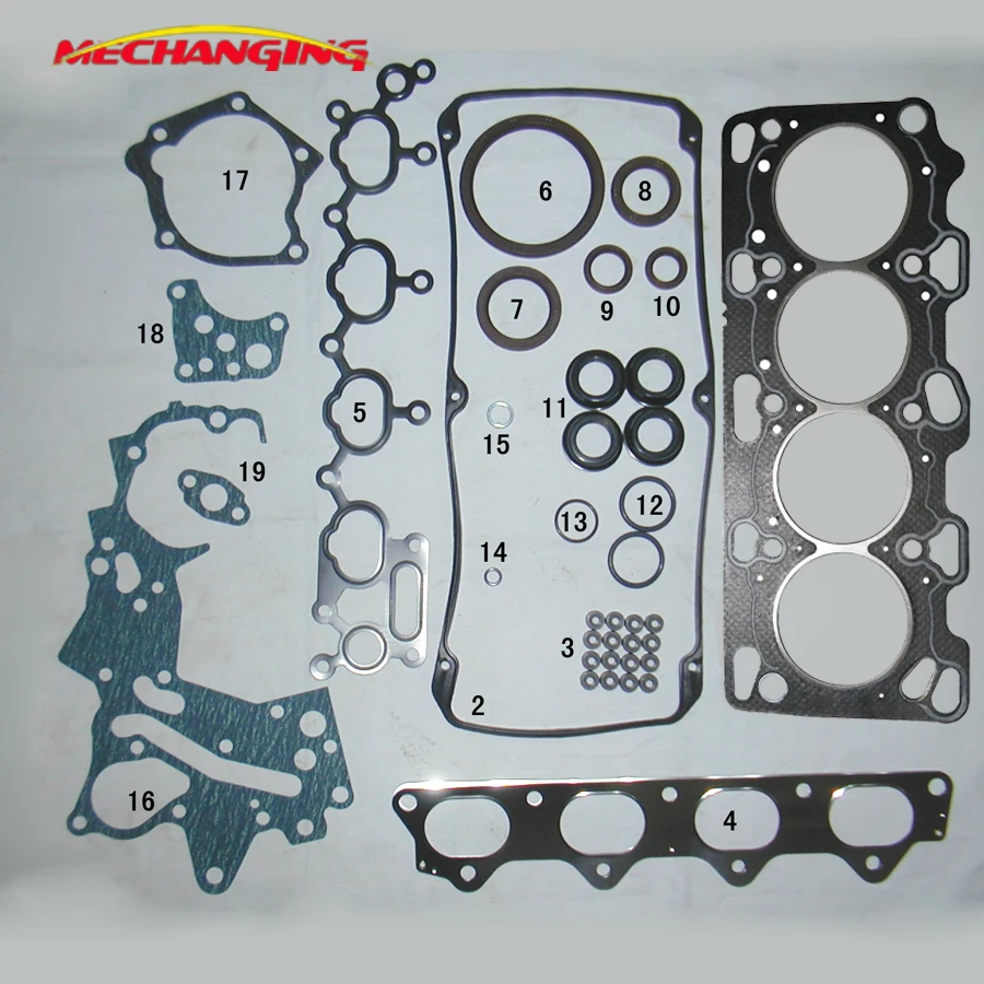 

EY7 For CHRYSLER SEBRING COUPE 16V DOHC Engine Parts ENGINE HEAD GASKET SET Engine seal Gasket Full Set Engine Gasket MD9674892