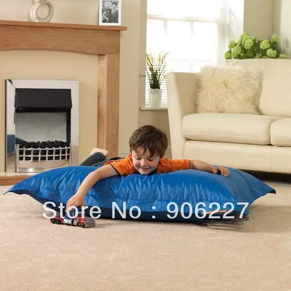 

The original!! Junior Navy blue beanbag floor cushion,waterproof and dustproof bean bag gym mat - free shipping