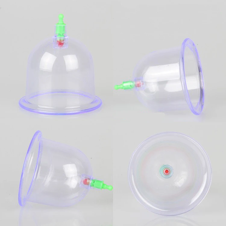 

12pcs Plastic Vacuum Cupping Medical Body Massage Relaxation Magnets Therapy Acupressure Relieve Pain Health Care Kit