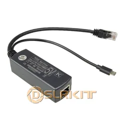 DSLRKIT Gigabit активный сплиттер PoE 5 в Micro USB Jetson Nano Raspberry Pi 3B + 3B Plus