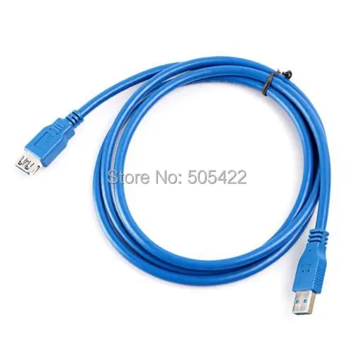 

5FT USB 3.0 A Male To A Female Extension Cable High Speed Blue Cord