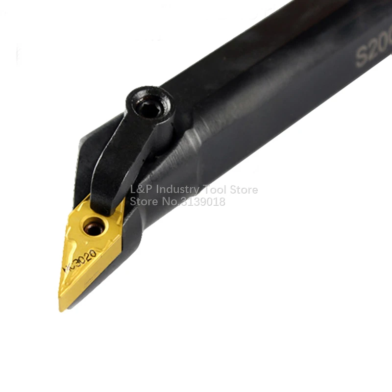 Herramientas internas de torneado de Metal, soporte de varilla para revólver, barra de perforación de S25S-MVXNR16, soporte de herramientas sin inserto de cortador de torno, nuevo, S25S-MVXNL16