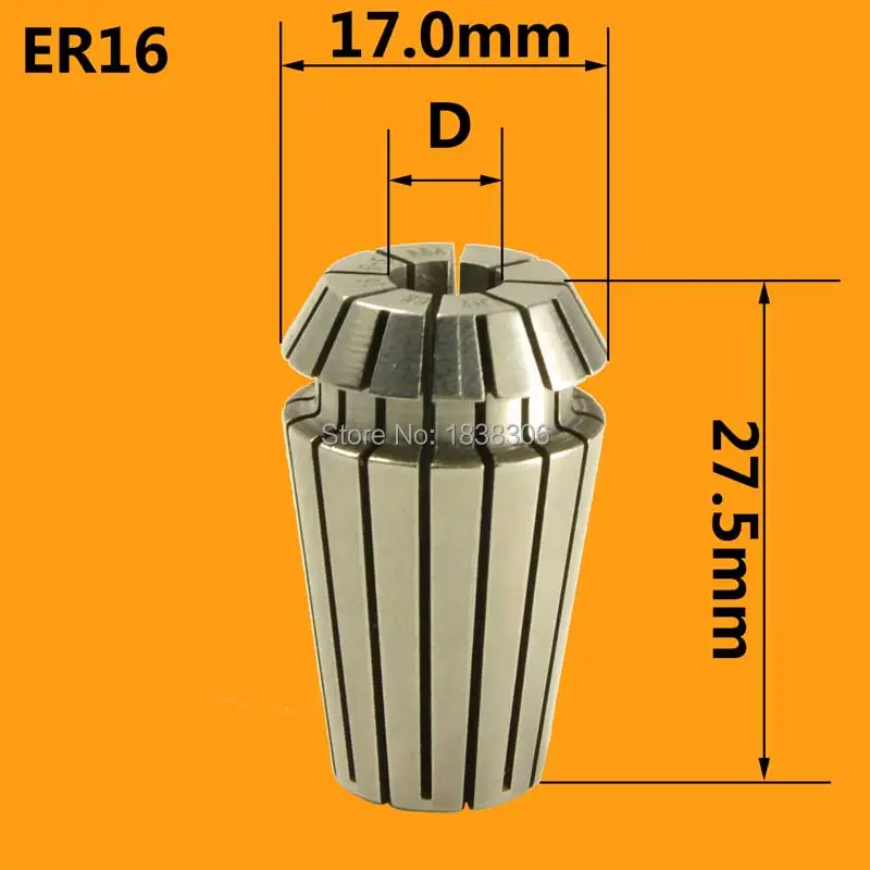 ER Collet Chuck Holder ER16 3.175 8mm adapter clamp Nut Drill chuck cnc router bits tools wood pcb ball nose twist drill reamer