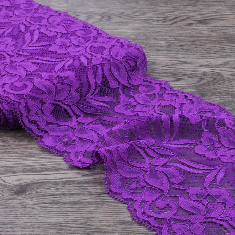 10yards 15cm wide Tulle Lace Trim Lace Ribbon for Ornaments Elastic Lace Stretch for Baby Girls Hair Accessories