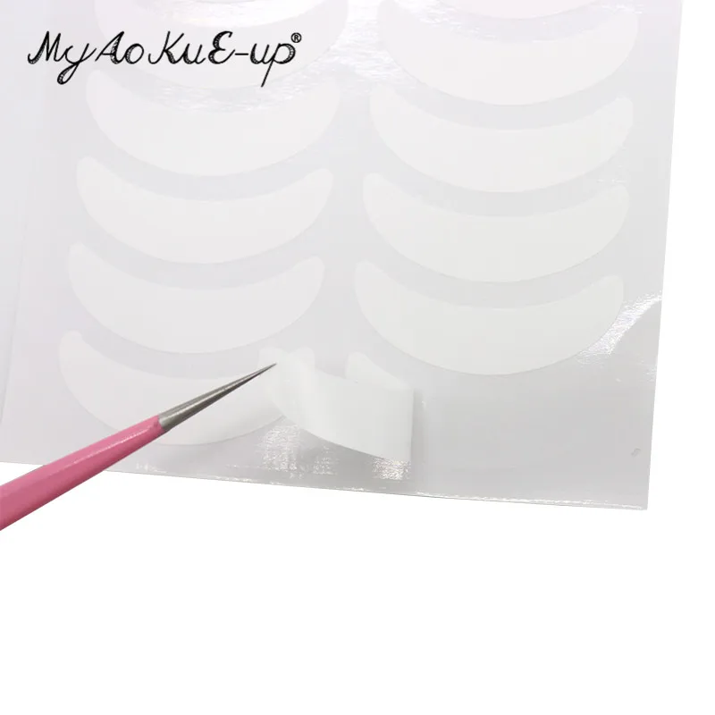 Augenaufkleber, 50 Paar, Papierpads unter den Augen, Augenpads für falsche Wimpernverlängerungen, Augenaufkleber, Augenpad-Sticker, Make-up-Tools – Detail 4