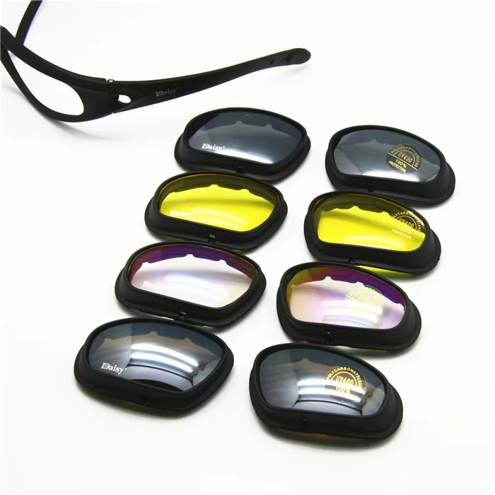 Free shipping 4 Lens set Foam Padded Replaceable Sport Pilot Biker Snowboard Goggle Camping Hiking Designer Sunglasses