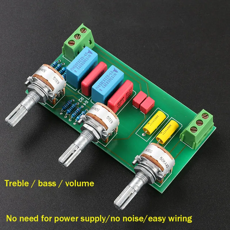 Olive HIFI Passive Tone Board Power Amplifier Board Front Stage  Mixer AttenuationType Passive Adjustment Tone Board