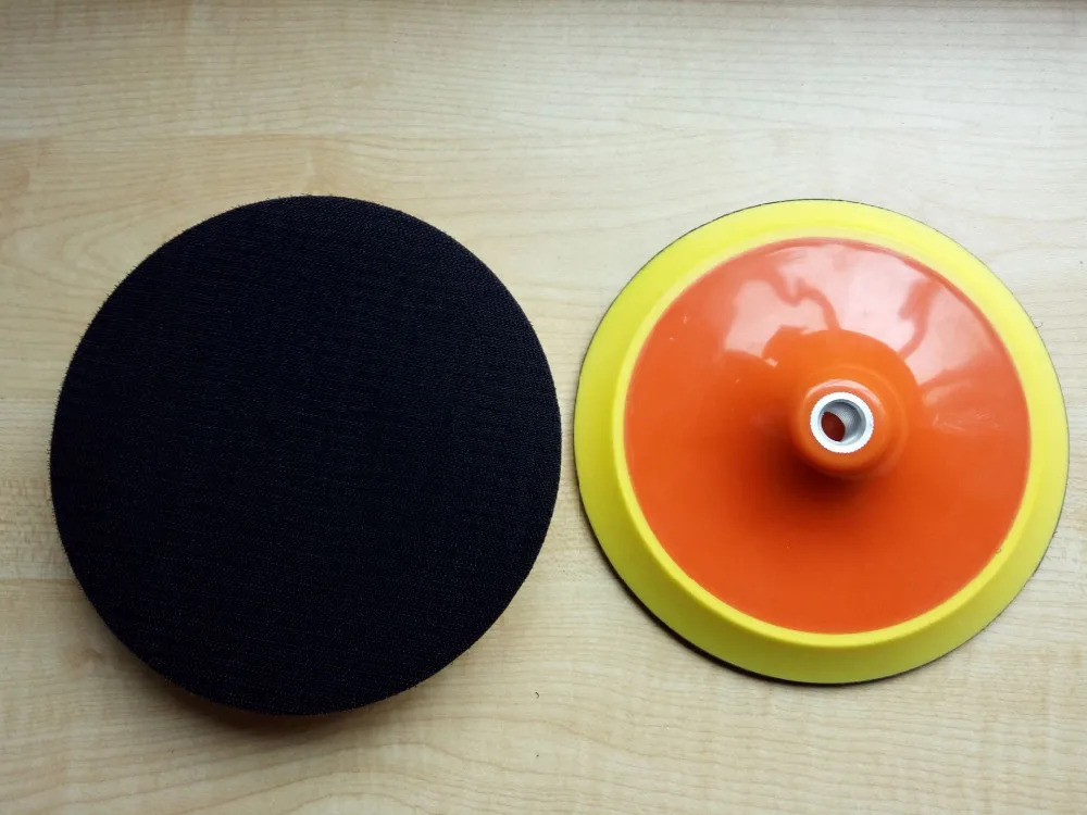 Polishing pad with self adhesive 175mm 7" thread M14 sanding disc polish pad for electric angle grinder polisher