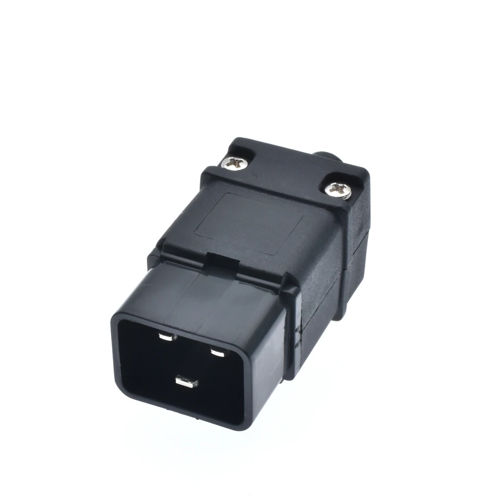 

Rewirable IEC320 C20 Male Plug PDU UPS 16A 250VAC, IEC C20 DIY plug, IEC 320 C20 male Plug 16A Connector#