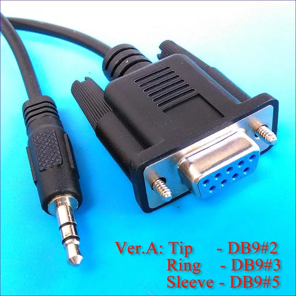 DB9 RS232 to Stereo 3.5mm AUX Serial Cable for Samsung Ex-link TV  Service Port Preferences Setting Config Console Cable