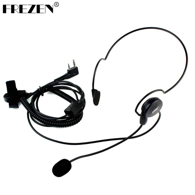 Słuchawka Mic palec PTT zestaw słuchawkowy dla Kenwood BAOFENG UV-5R BF-888s HYT PUXING Retevis H777 TYT Ham Radio Walkie Talkie