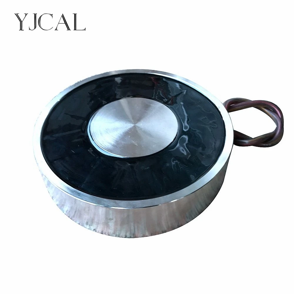 YJ-300/100 Holding Electric Sucker Electromagnet Magnet Dc 12V 24V Suction-cup Cylindrical Lifting 3000KG Suction Plate China